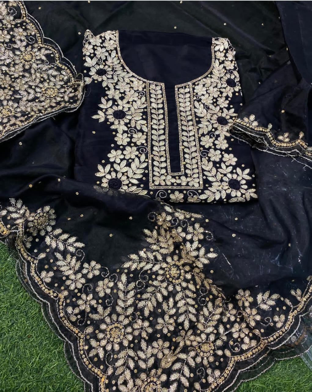 Pure Upaada Silk Suit