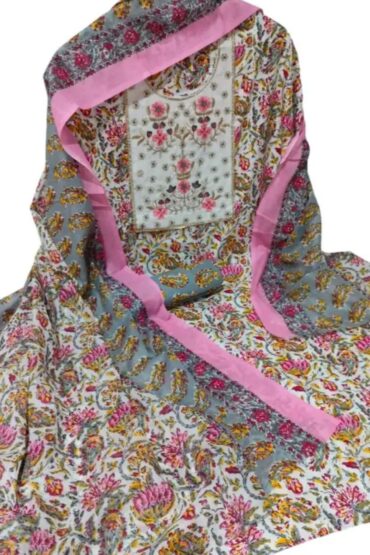 On Pure Cotton Suit