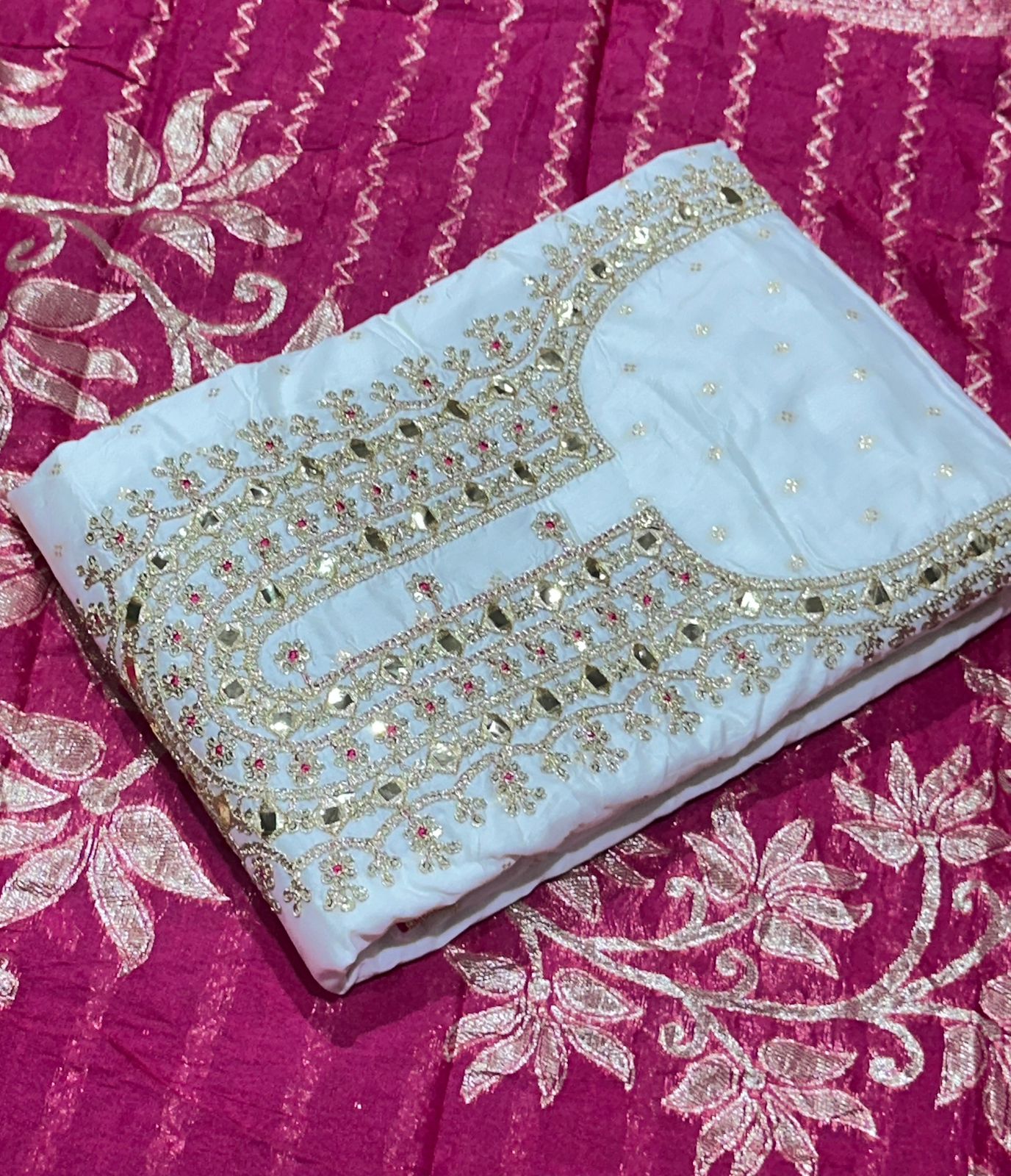 Maheshwari Silk Suit