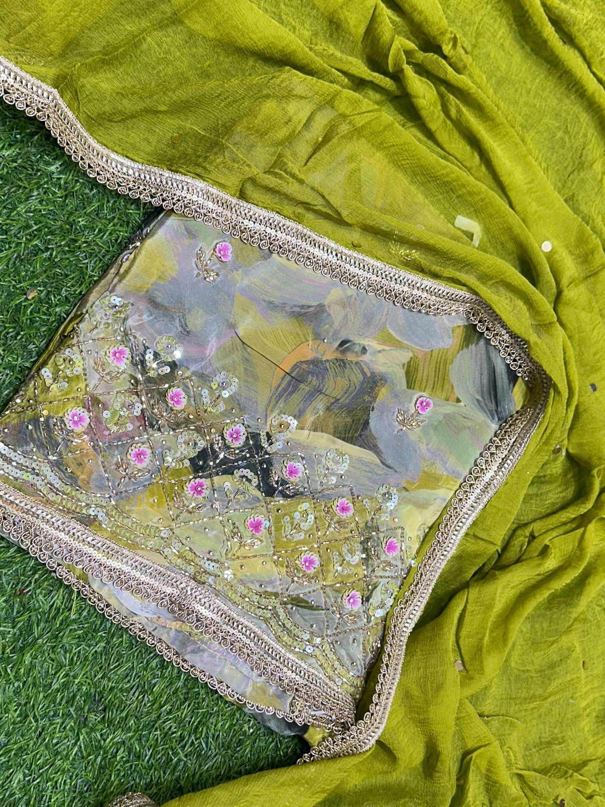 Pure Crepe Silk Suit