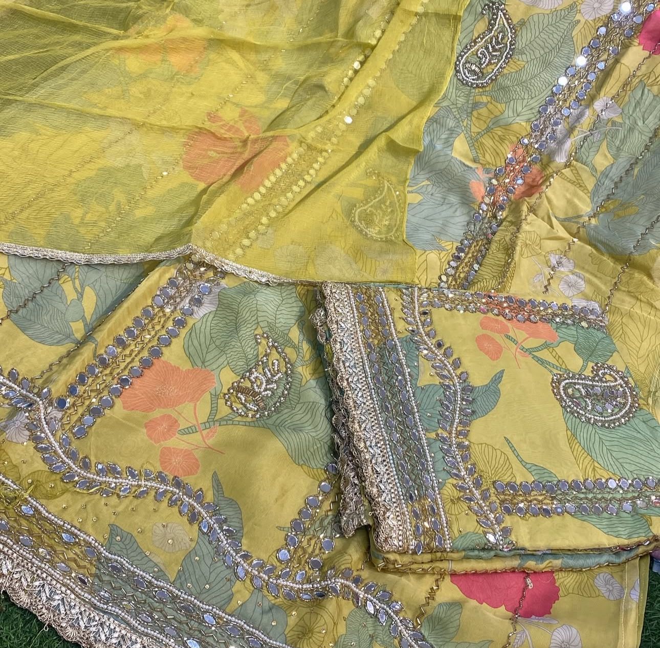 Pure Organza Suit
