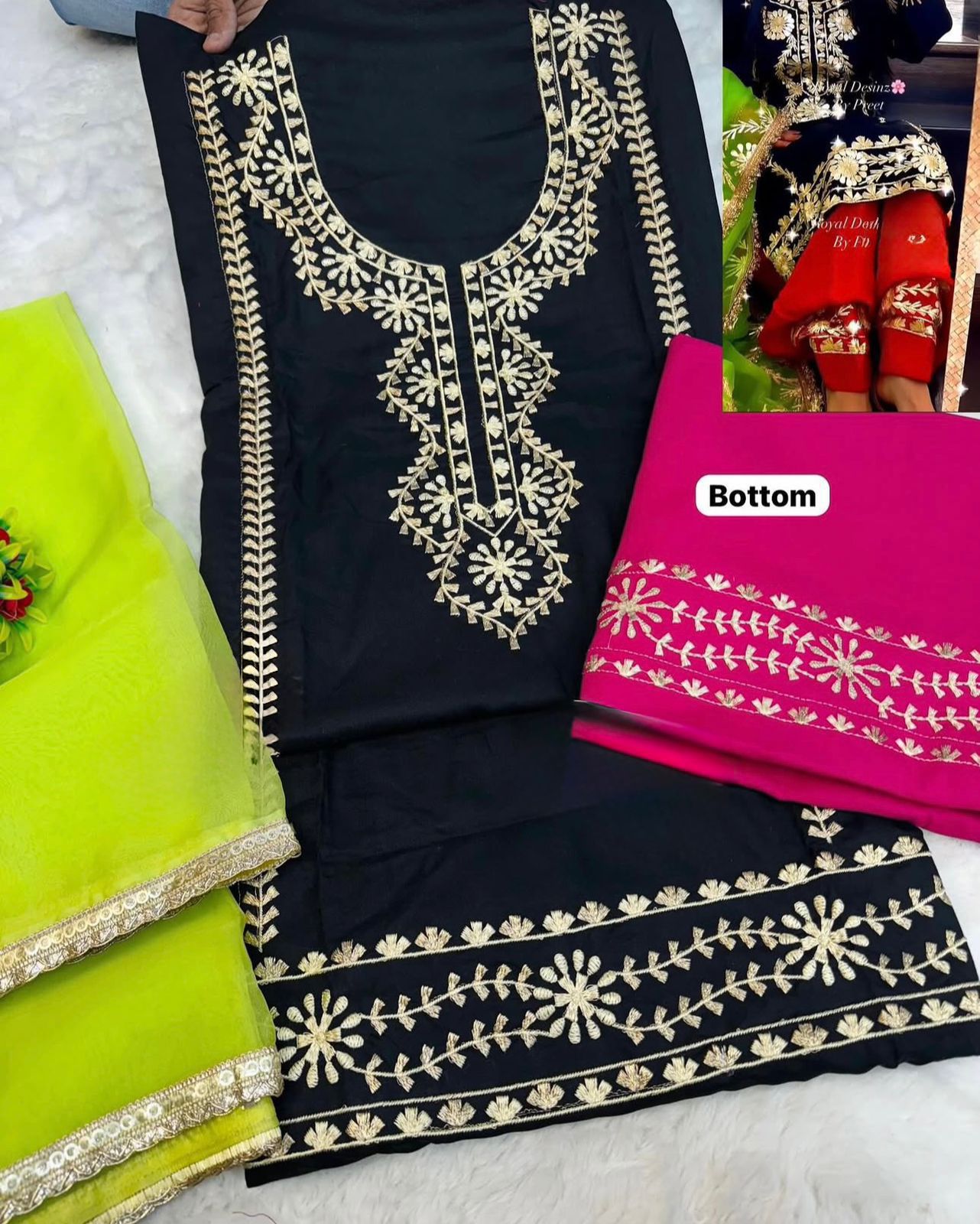 3D Muslin Suit