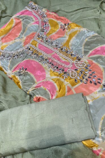 Beautiful Organza Suit