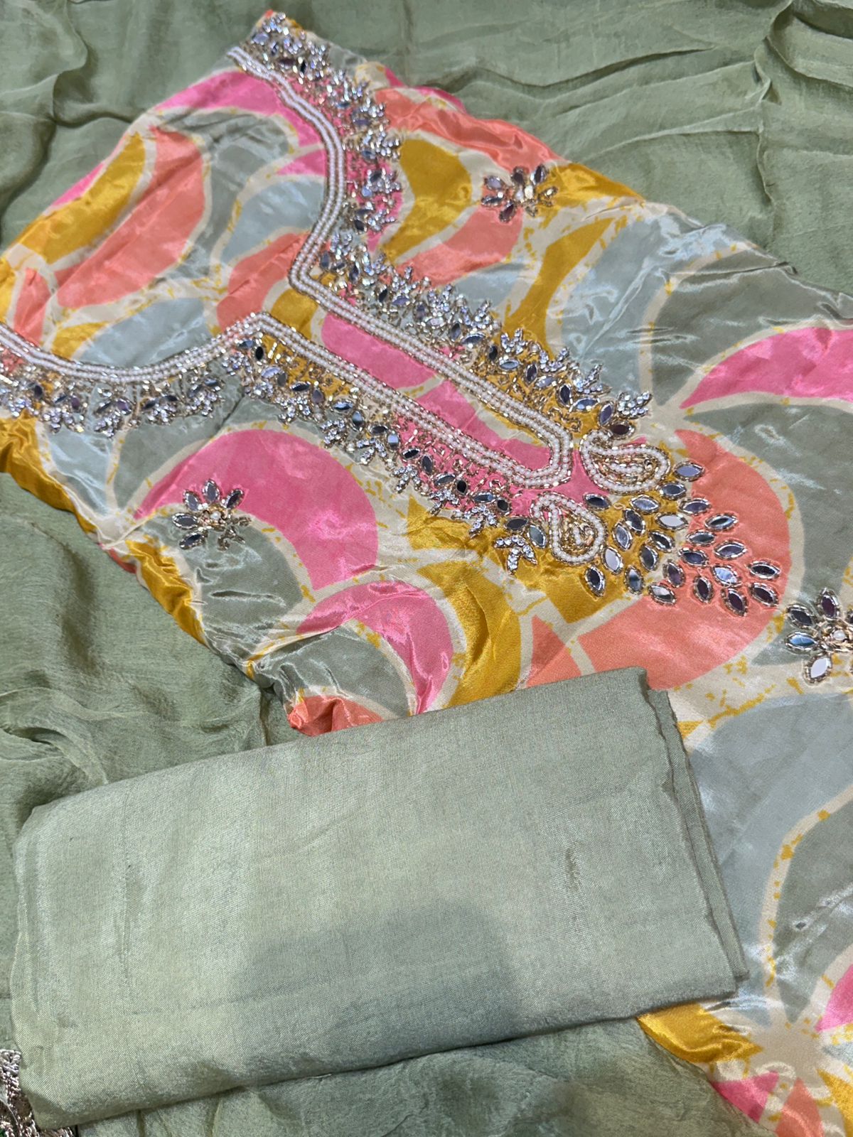 Beautiful Organza Suit