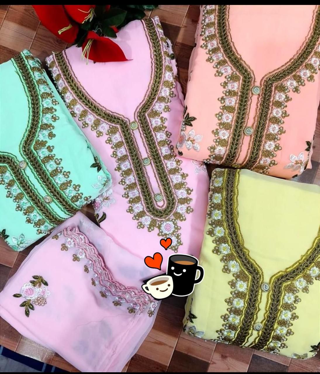Pure Georgette Suit