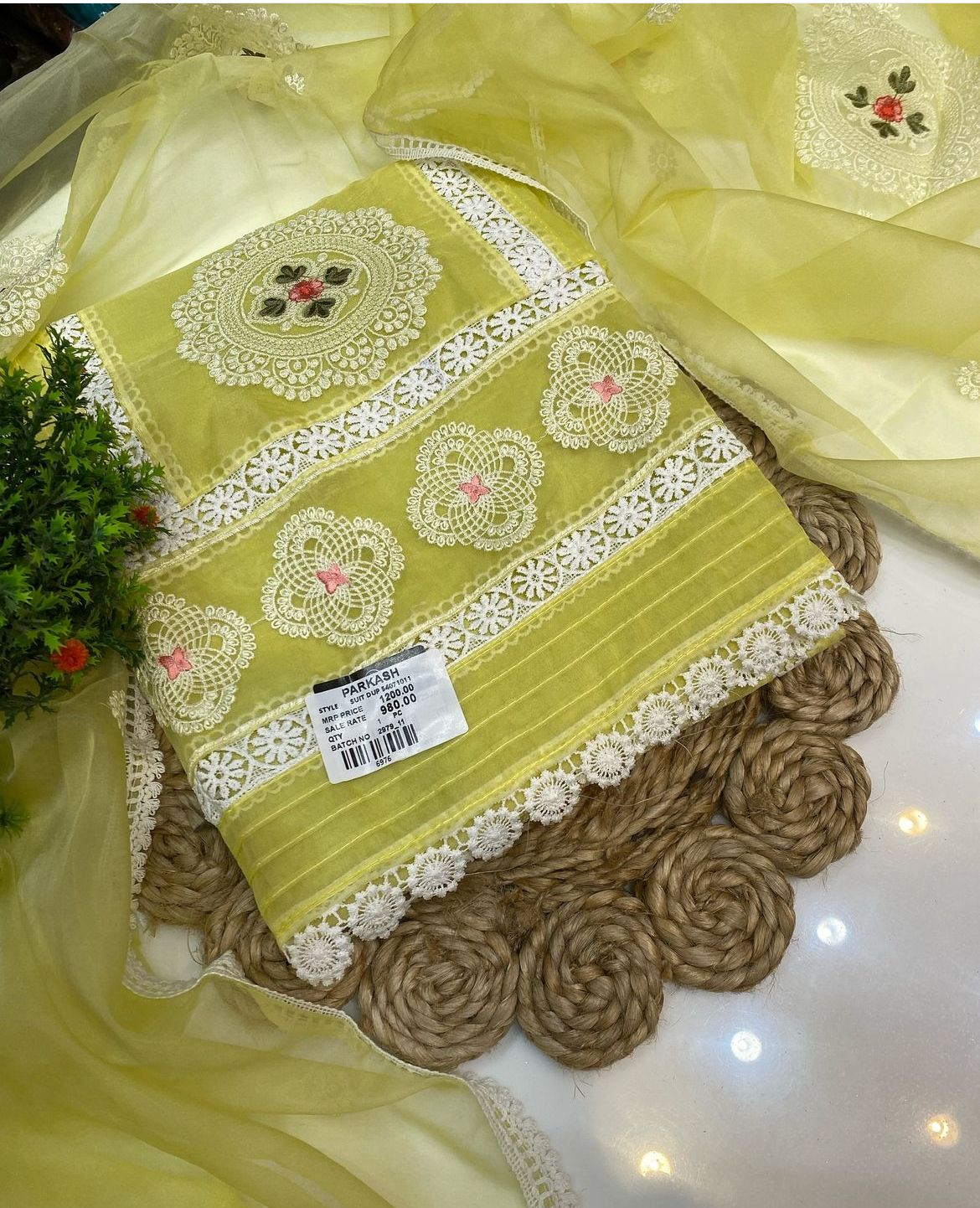 Pure Organza Suit