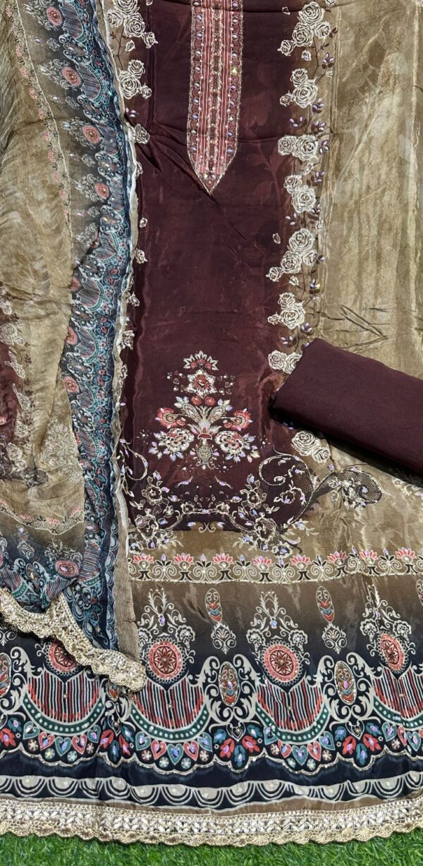 Crepe Printed Suit - Image 2