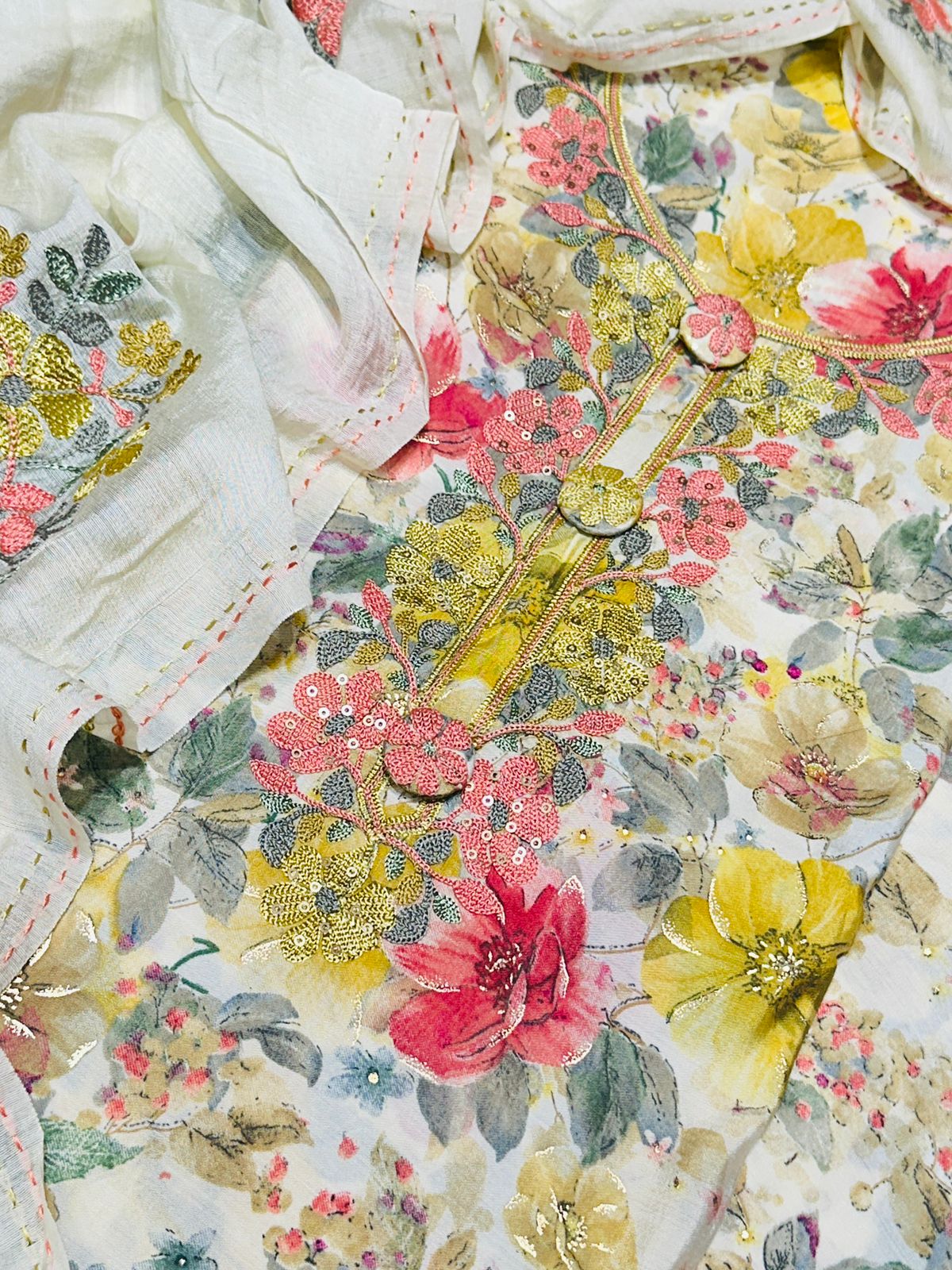 Muslin Cotton Suit